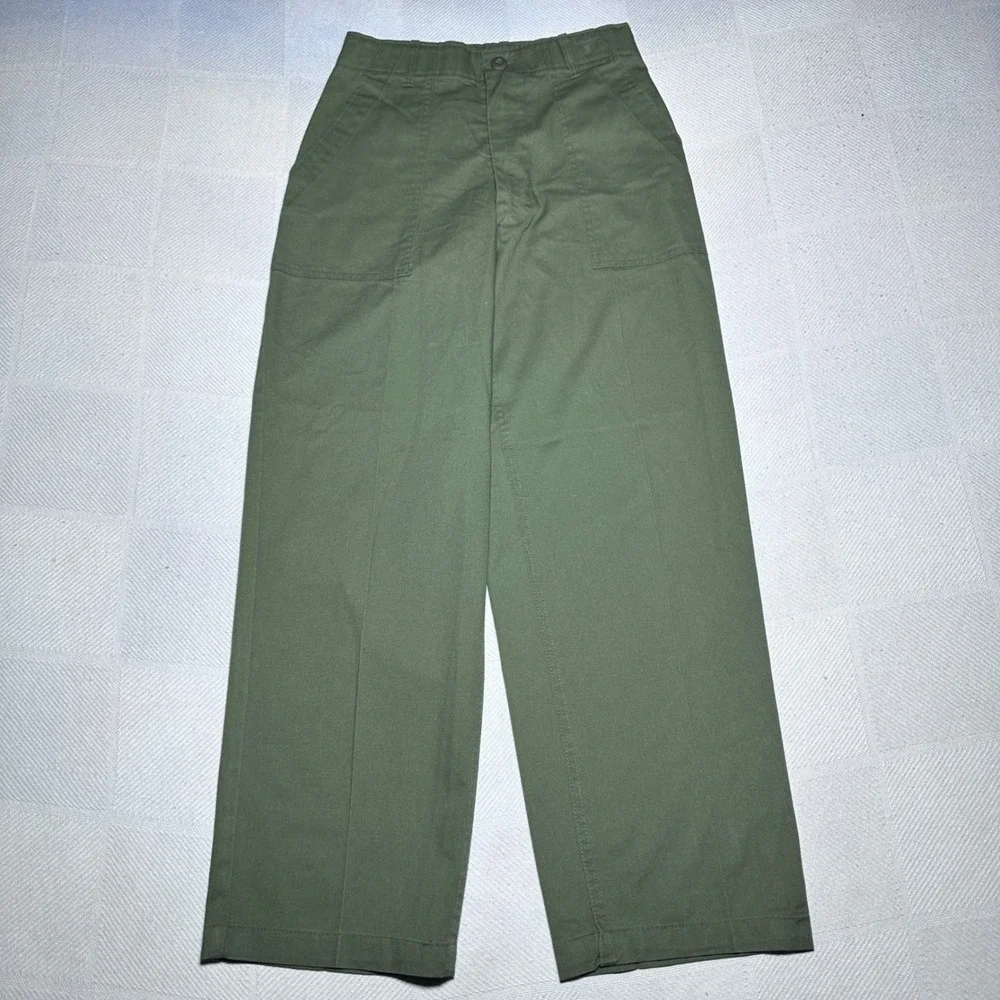 Vintage US Military OG-507 Fatigue Pants 25x27* Utility Trousers Olive Green